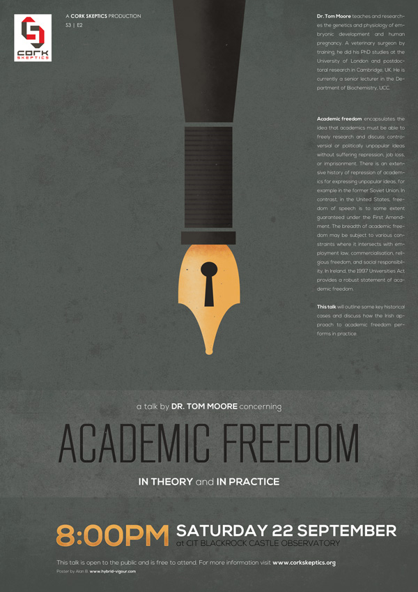 Academic Freedom, In theory and In Practice: A Talk by Dr. Tom Moore